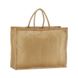 Natural Starched Jute Market Shopper, miniatyr 1